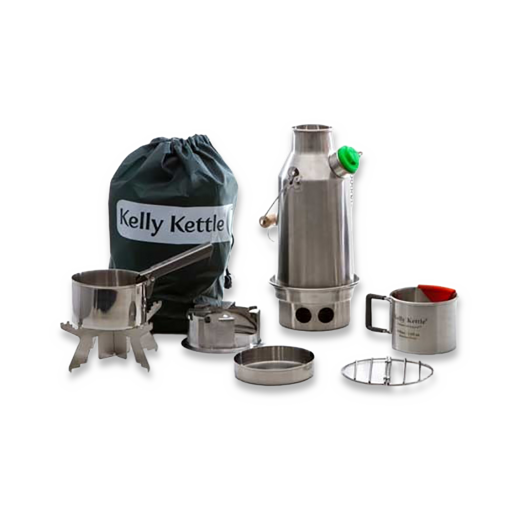 Kelly Kettle Trekker Kit, stainless steel