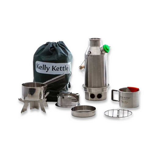 Kelly Kettle Trekker Kit, stainless steel