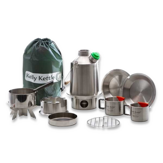 Kelly Kettle Ultimate Scout Kit, stainless steel