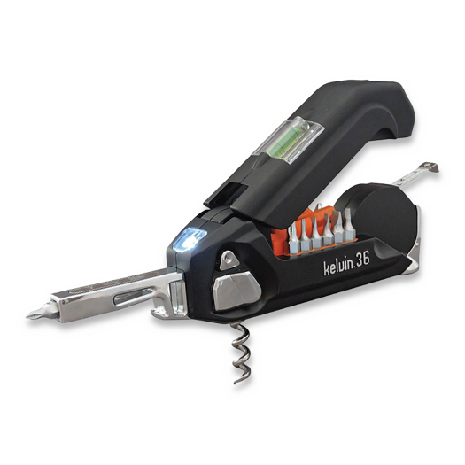 Kelvin Tools Kelvin 36 Urban Ultra Tool daugiafunkcis įrankis, juoda