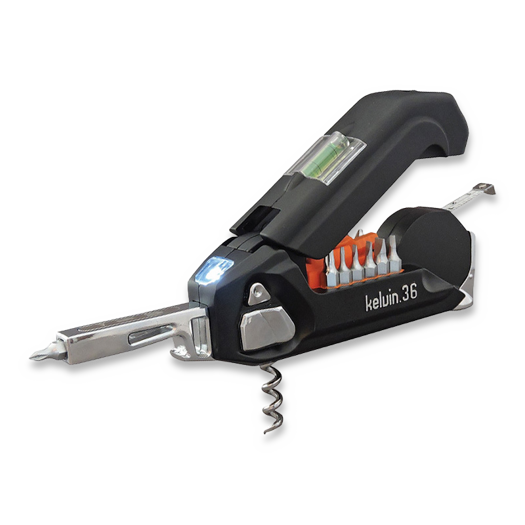 Ferramenta multiusos Kelvin Tools Kelvin 36 Urban Ultra Tool, preto