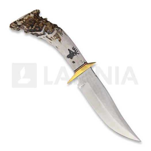 Ken Richardson Knives Bowie Crown Horn Handle 5 in