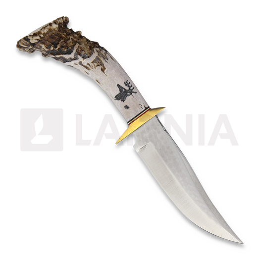 Ken Richardson Knives Bowie Crown Horn Handle 5 in