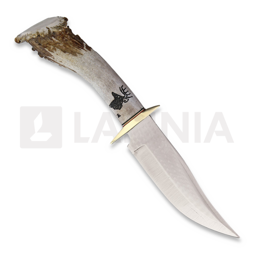 Ken Richardson Knives Bowie Crown Horn Handle 6 in