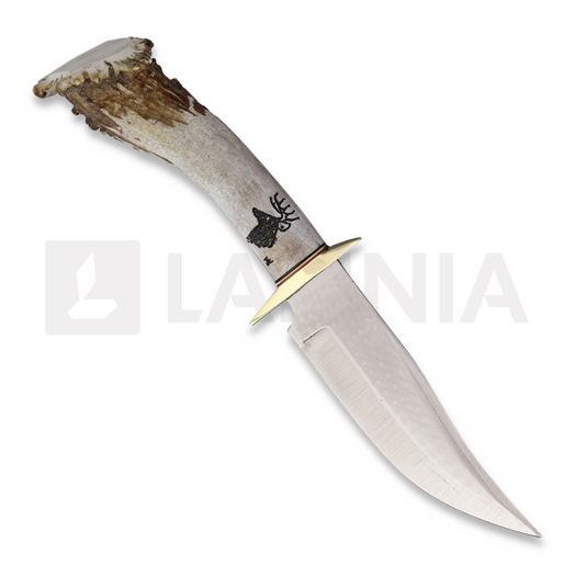 Ken Richardson Knives Bowie Crown Horn Handle 6 in