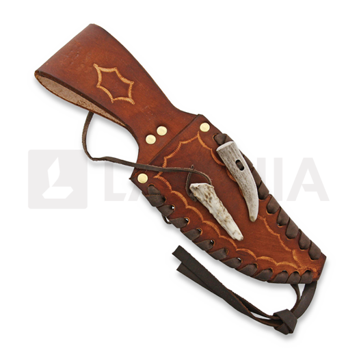 Ken Richardson Knives Bowie Crown Horn Handle 6 in