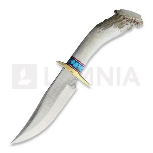 Ken Richardson Knives Bowie with Turquoise Inlay