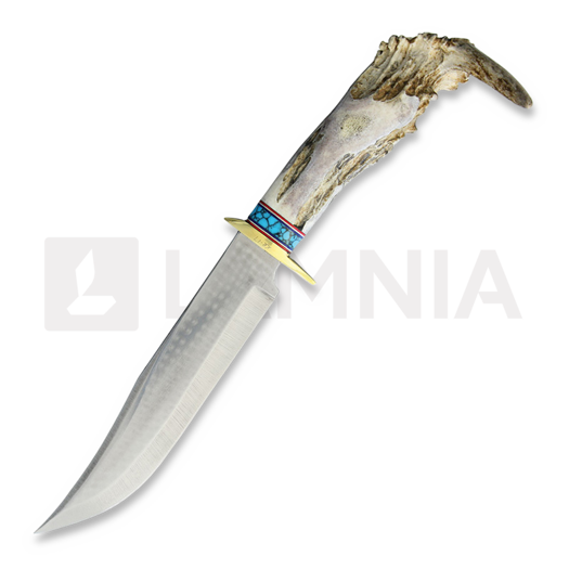 Ken Richardson Knives Bowie with Turquoise Inlay