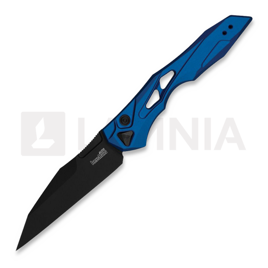 Kershaw Auto Launch 13 Button Lock 접이식 나이프, 파랑 7650BLU