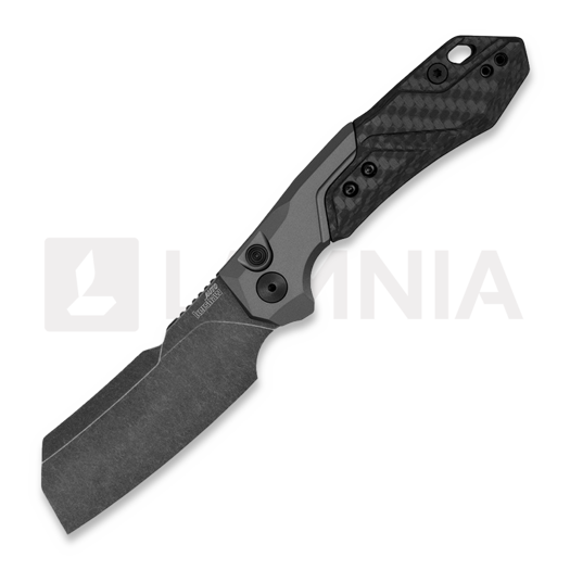 Kershaw Auto Launch 14 折り畳みナイフ, Blackwash, Black CF 7850