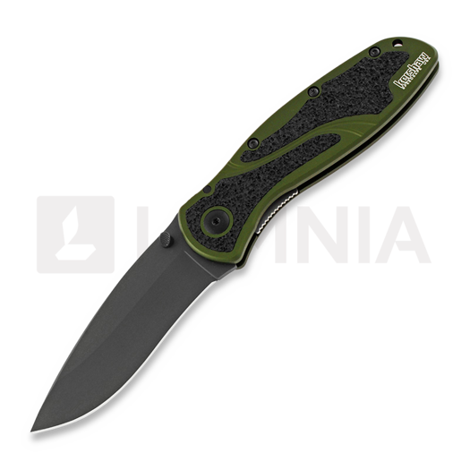 Skladací nôž Kershaw Blur, čierna, zelená 1670OLBLK