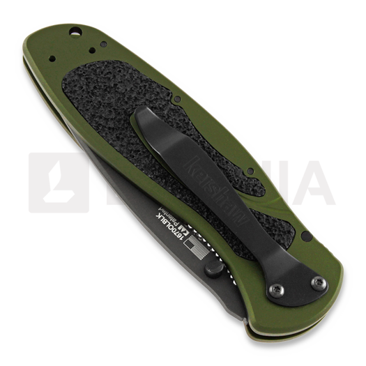 Kershaw Blur sulankstomas peilis, juoda, žalia 1670OLBLK
