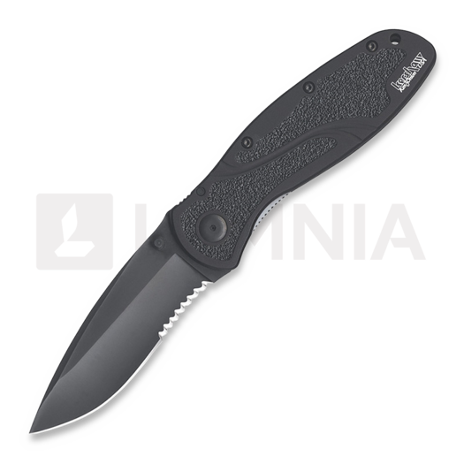 Navaja Kershaw Blur Linerlock A/O Black, hoja dentada 1670BLKST