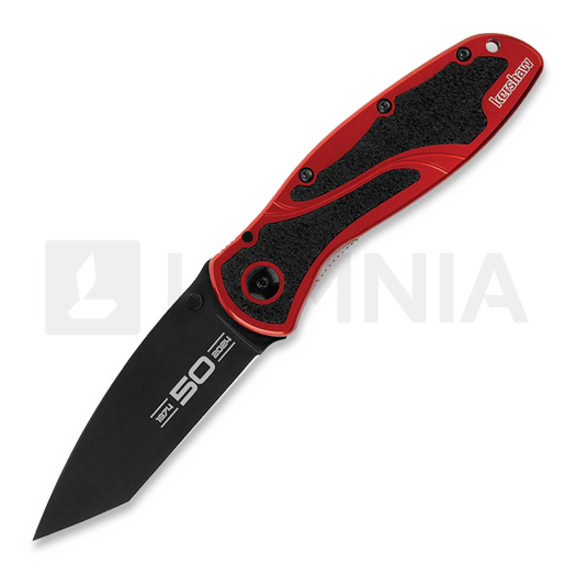 Kershaw Blur Linerlock A/O Red 50th An foldekniv 1670K50