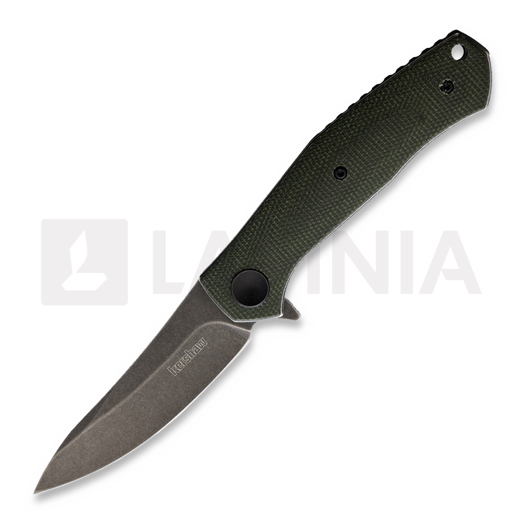 Kershaw Concierge D2 Micarta 접이식 나이프, 초록 4020MCG