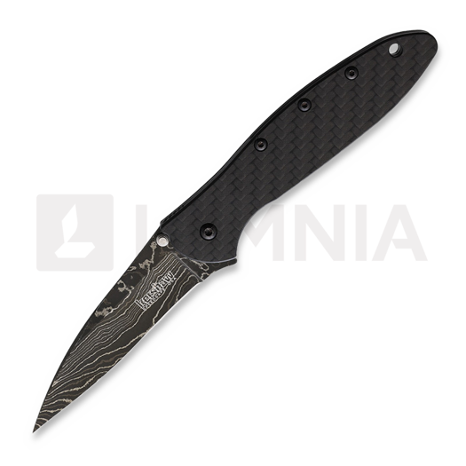 Kershaw Leek A/O CF Damascus foldekniv 1660CFDAM