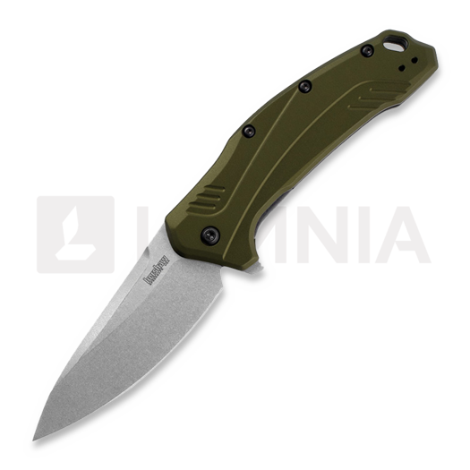 Skladací nôž Kershaw Link Olive Aluminum 1776OLSW