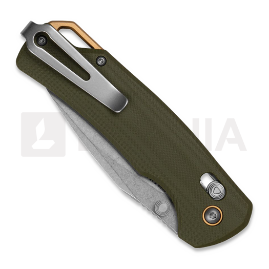 Kershaw Proximal - Stonewash - G10 folding knife, olive drab 2058