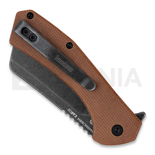 Zav&iacute;rac&iacute; nůž Kershaw Static Brown Micarta D2 3445MCBBW
