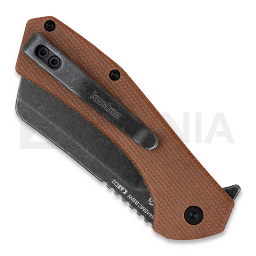 Kershaw Static Brown Micarta D2 kääntöveitsi 3445MCBBW