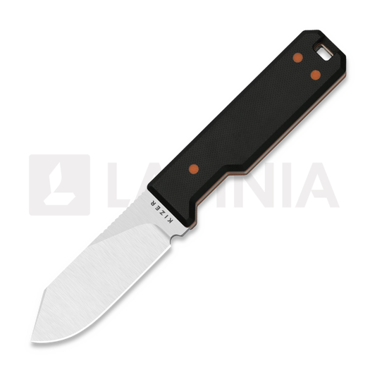 Nóż Kizer Cutlery Abrams 14C28N, Black G-10, Satin