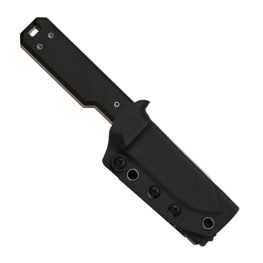 Kizer Cutlery Abrams 14C28N veitsi, Black G-10, Satin