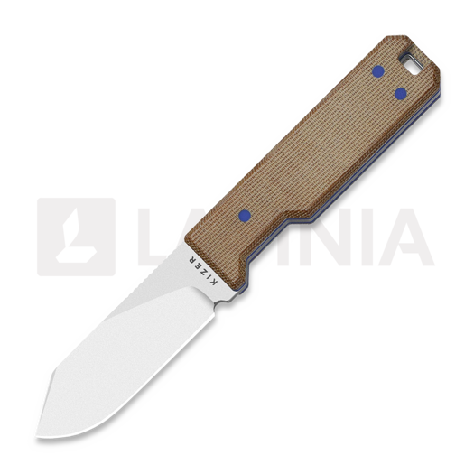 Nóż Kizer Cutlery Abrams 14C28N, Brown Norplex Ultrex, Stonewash