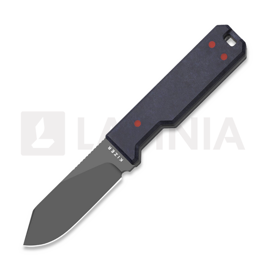 Nóż Kizer Cutlery Abrams CPM 3V, Blue/Red Richlite & Carbon Waves, Matte DLC Ultra