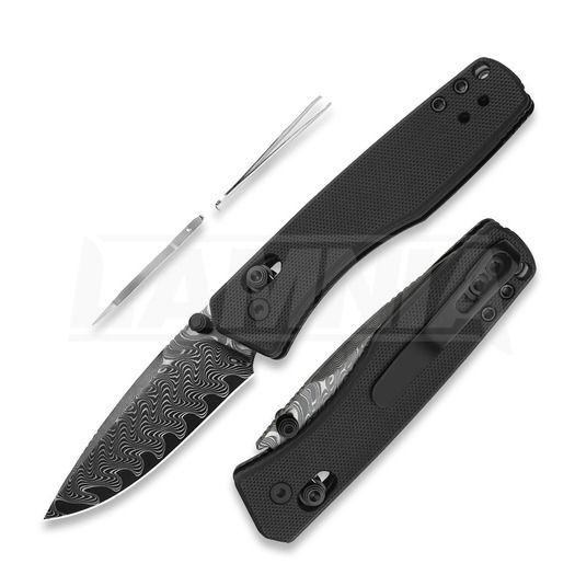 Складной нож Kizer Cutlery Aegis Damascus, Black G-10