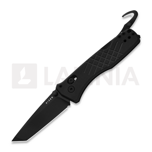 Kizer Cutlery Aegis T AEB-L fällkniv, Black G-10, PVD