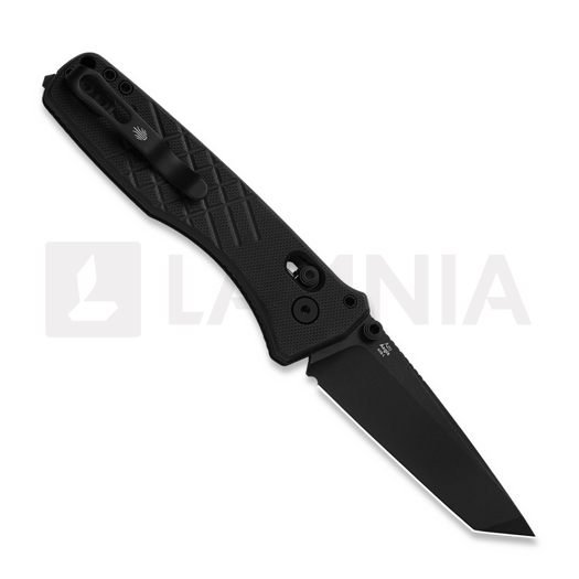 Kizer Cutlery Aegis T AEB-L sulankstomas peilis, Black G-10, PVD
