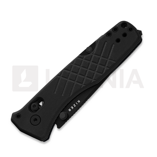 Kizer Cutlery Aegis T AEB-L sulankstomas peilis, Black G-10, PVD