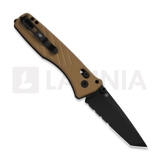 Coltello pieghevole Kizer Cutlery Aegis T AEB-L, Brown G-10, PVD
