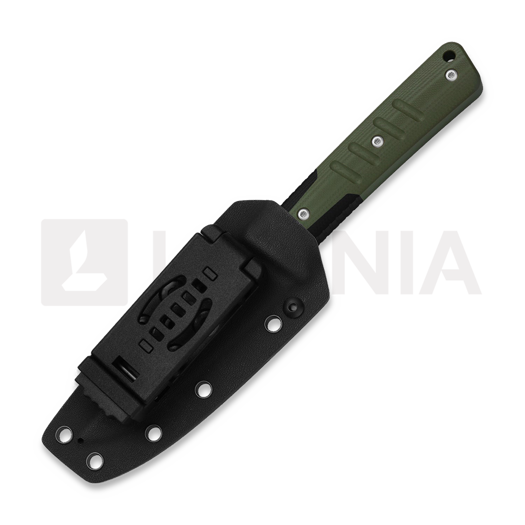 Cuchillo Kizer Cutlery Area Eight AEB-L, Green/Black G-10, Satin