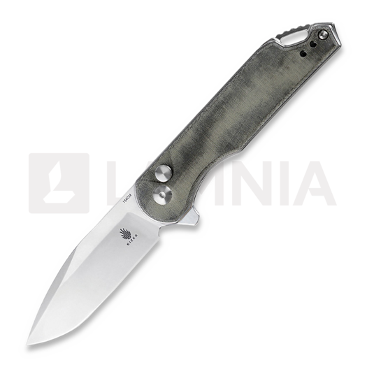 Kizer Cutlery Assassin Button Lock Micarta 접이식 나이프