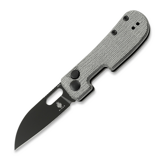 Kizer Cutlery Banish, Black Micarta