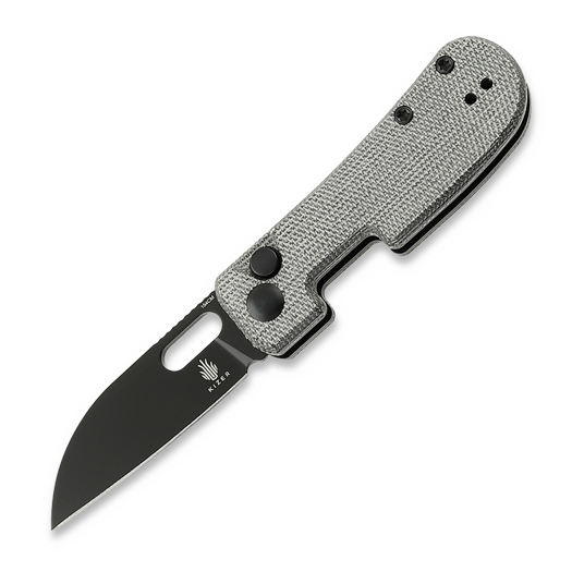Kizer Cutlery Banish, Black Micarta