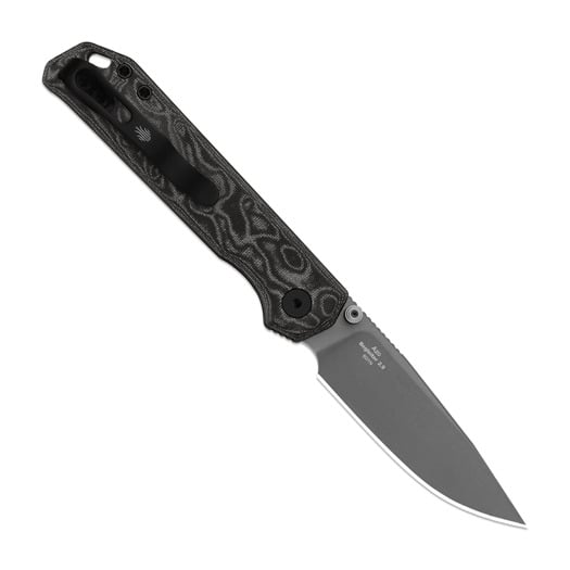 Сгъваем нож Kizer Cutlery Begleiter 2.9 BD1N, Black/Gray Vortex Micarta, Gray Stonewash PVD