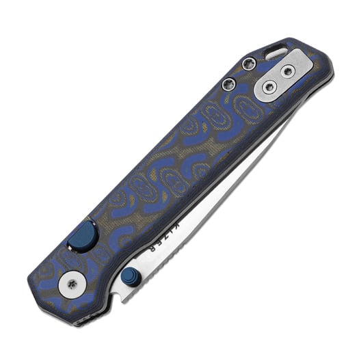 Сгъваем нож Kizer Cutlery Begleiter 2.9 BD1N, Blue/Gray Vortex Micarta, Satin