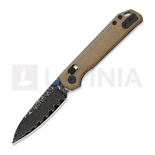 Kizer Cutlery Begleiter 2.9 Damascus 折叠刀, Brown Norplex Ultrex
