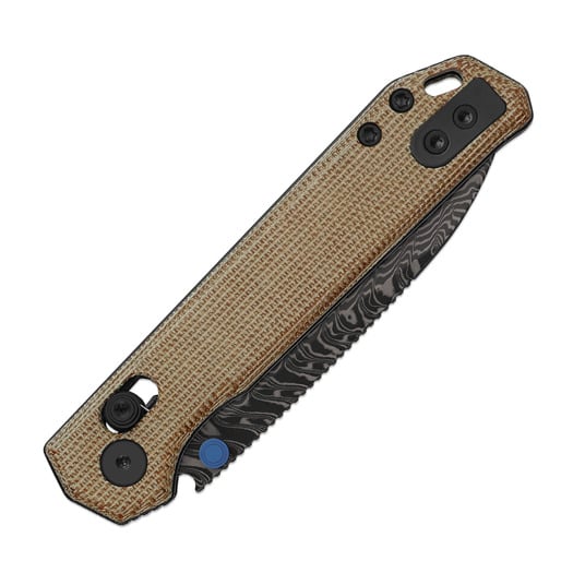 Kizer Cutlery Begleiter 2.9 Damascus foldekniv, Brown Norplex Ultrex