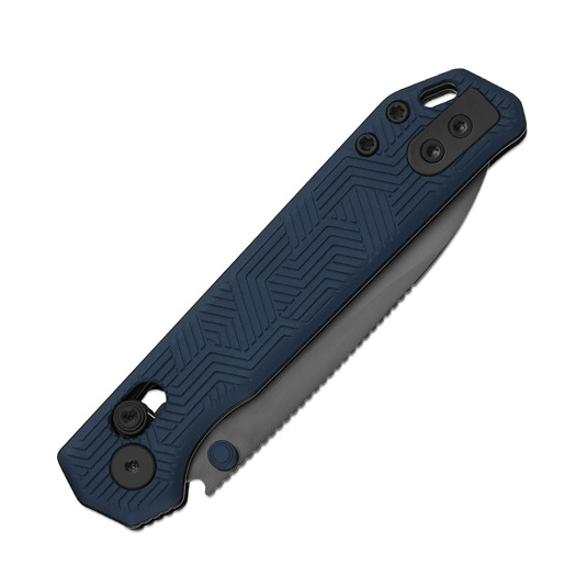 Kizer Cutlery Begleiter 2.9 S35VN vouwmes, Blue Aluminum, Matte DLC Ultra