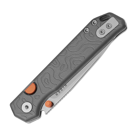 Сгъваем нож Kizer Cutlery Begleiter 2.9 S35VN, Topographic Gray Aluminum, Satin