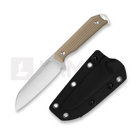 Nóż Kizer Cutlery Begleiter Fix AEB-L, Brown G-10
