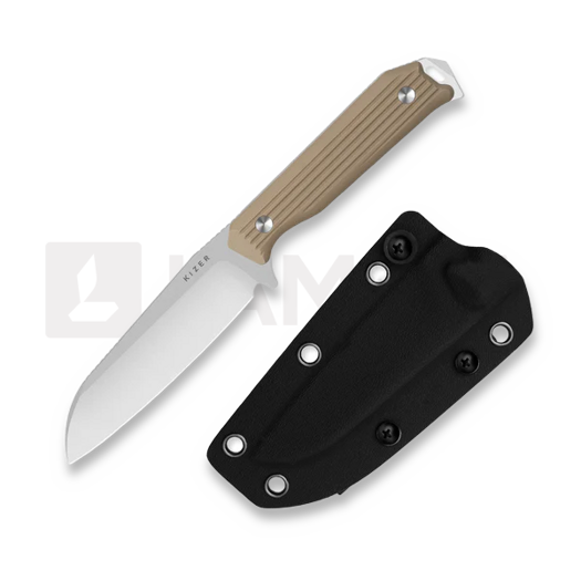 Kizer Cutlery Begleiter Fix AEB-L 칼, Brown G-10