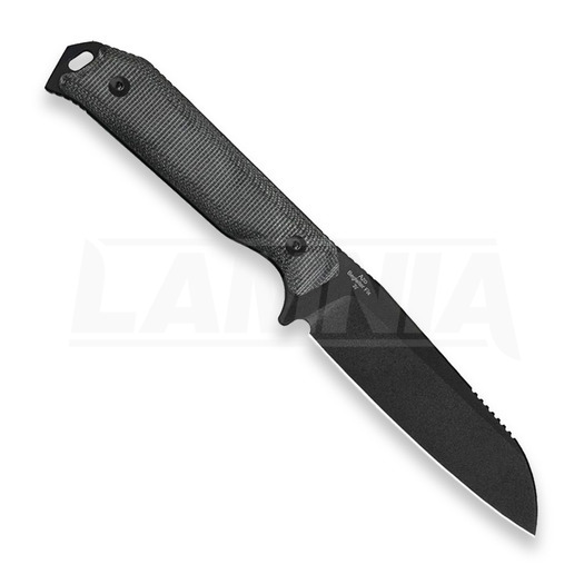 Kizer Cutlery Begleiter Fix Sheepsfoot 3V peilis, Black Micarta