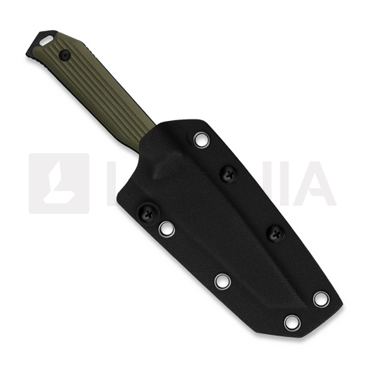 Kizer Cutlery Begleiter Fix Tanto AEB-L kniv, Green G-10