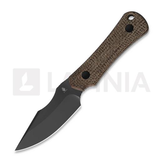 Kizer Cutlery Bone 3V 刀, Brown Norplex Ultrex, Matte DLC Ultra
