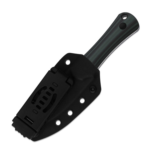 Kizer Cutlery Bone AEB-L knife, Black/Green G-10, Satin