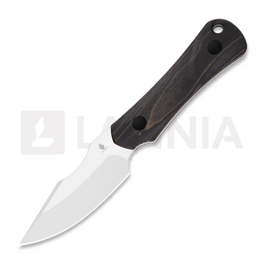 Nazis Kizer Cutlery Bone AEB-L, Black Stabilized Wood, Satin